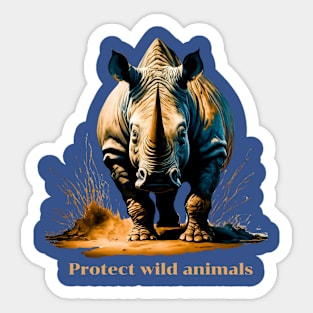 Rhinoceros Sticker